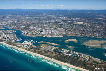 Aerial Photo The Spit QLD Aerial Photography