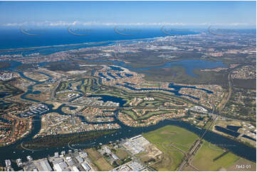 Aerial Photo Hope Island QLD Aerial Photography