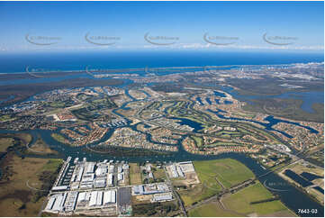 Aerial Photo Hope Island QLD Aerial Photography