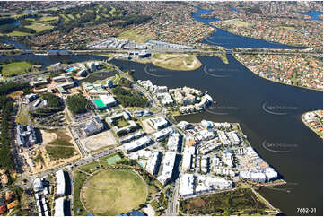 Aerial Photo Varsity Lakes QLD Aerial Photography