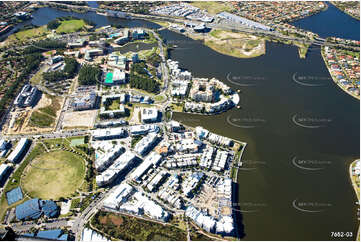 Aerial Photo Varsity Lakes QLD Aerial Photography