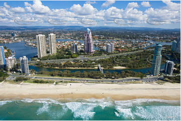 Aerial Photo Main Beach QLD Aerial Photography