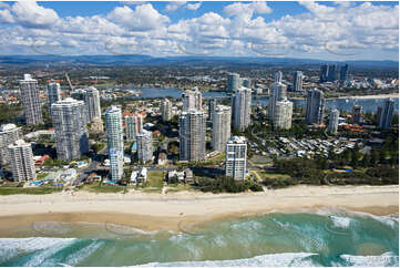 Aerial Photo Main Beach QLD Aerial Photography