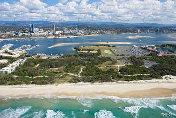 Aerial Photo The Spit QLD Aerial Photography