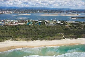 Aerial Photo The Spit QLD Aerial Photography