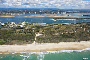 Aerial Photo The Spit QLD Aerial Photography