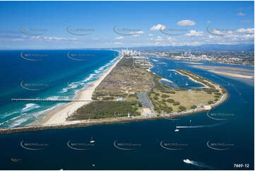 Aerial Photo The Spit QLD Aerial Photography