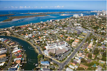 Aerial Photo Biggera Waters QLD Aerial Photography