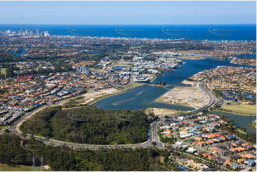 Aerial Photo Varsity Lakes QLD Aerial Photography