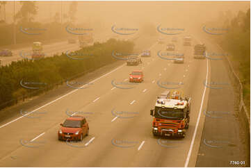 Dust Storm Oxenford QLD Aerial Photography