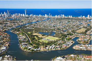 Aerial Photo Broadbeach Waters QLD Aerial Photography