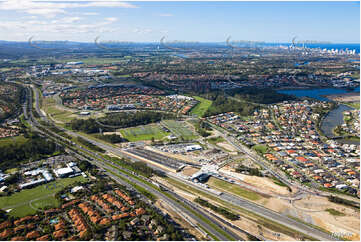 Aerial Photo Varsity Lakes QLD Aerial Photography