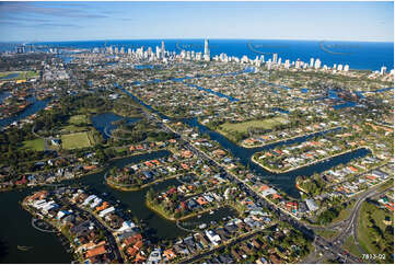 Aerial Photo Broadbeach Waters QLD Aerial Photography