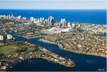 Aerial Photo Mermaid Waters QLD Aerial Photography