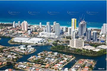 Aerial Photo Broadbeach Waters QLD Aerial Photography