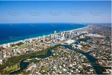 Aerial Photo Broadbeach Waters QLD Aerial Photography