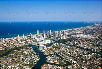 Aerial Photo Broadbeach Waters QLD Aerial Photography