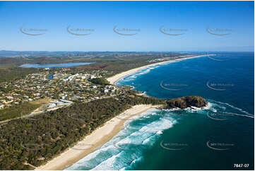 Aerial Photo Cabarita Beach / Bogangar NSW Aerial Photography