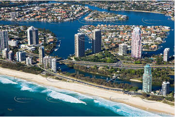 Aerial Photo Main Beach QLD Aerial Photography