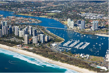 Aerial Photo Main Beach QLD Aerial Photography