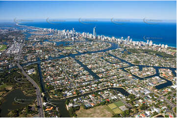 Aerial Photo Broadbeach Waters QLD Aerial Photography