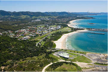 Aerial Photo Coffs Harbour Jetty NSW Aerial Photography