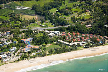 Aerial Photo Sapphire Beach NSW Aerial Photography