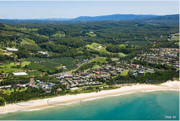 Aerial Photo Sapphire Beach NSW Aerial Photography