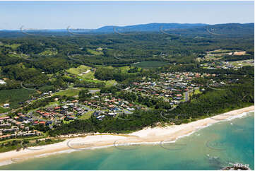 Aerial Photo Sapphire Beach NSW Aerial Photography