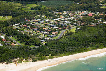 Aerial Photo Sapphire Beach NSW Aerial Photography