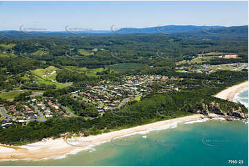 Aerial Photo Sapphire Beach NSW Aerial Photography