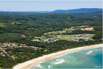 Aerial Photo Sapphire Beach NSW Aerial Photography