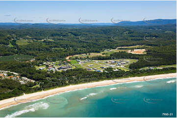 Aerial Photo Sapphire Beach NSW Aerial Photography