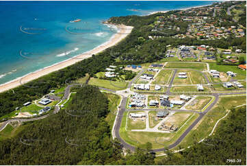 Aerial Photo Sapphire Beach NSW Aerial Photography