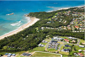 Aerial Photo Sapphire Beach NSW Aerial Photography