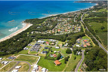 Aerial Photo Sapphire Beach NSW Aerial Photography