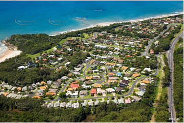 Aerial Photo Sapphire Beach NSW Aerial Photography