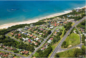 Aerial Photo Sapphire Beach NSW Aerial Photography