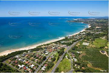 Aerial Photo Sapphire Beach NSW Aerial Photography