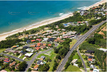 Aerial Photo Sapphire Beach NSW Aerial Photography