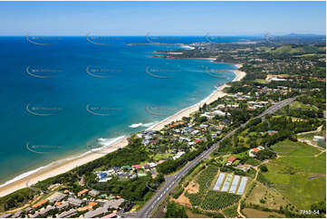 Aerial Photo Sapphire Beach NSW Aerial Photography