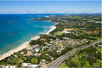 Aerial Photo Sapphire Beach NSW Aerial Photography