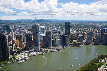 Aerial Photo Brisbane CBD QLD Aerial Photography