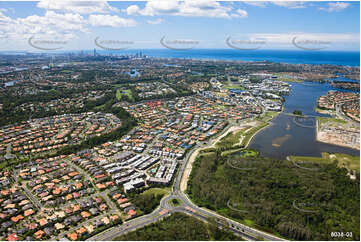 Aerial Photo Varsity Lakes QLD Aerial Photography