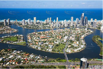 Aerial Photo Chevron & Cronin Island QLD Aerial Photography