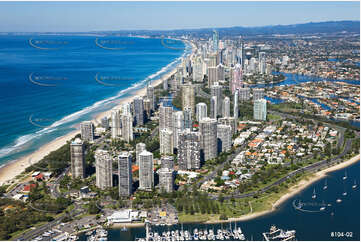 Aerial Photo Main Beach QLD Aerial Photography