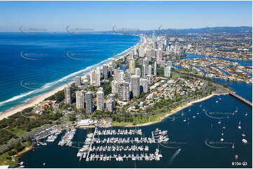 Aerial Photo Main Beach QLD Aerial Photography