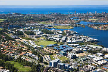 Aerial Photo Varsity Lakes QLD Aerial Photography