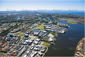 Aerial Photo Varsity Lakes QLD Aerial Photography