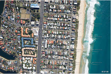 Vertical Aerial Photo Mermaid Beach QLD Aerial Photography